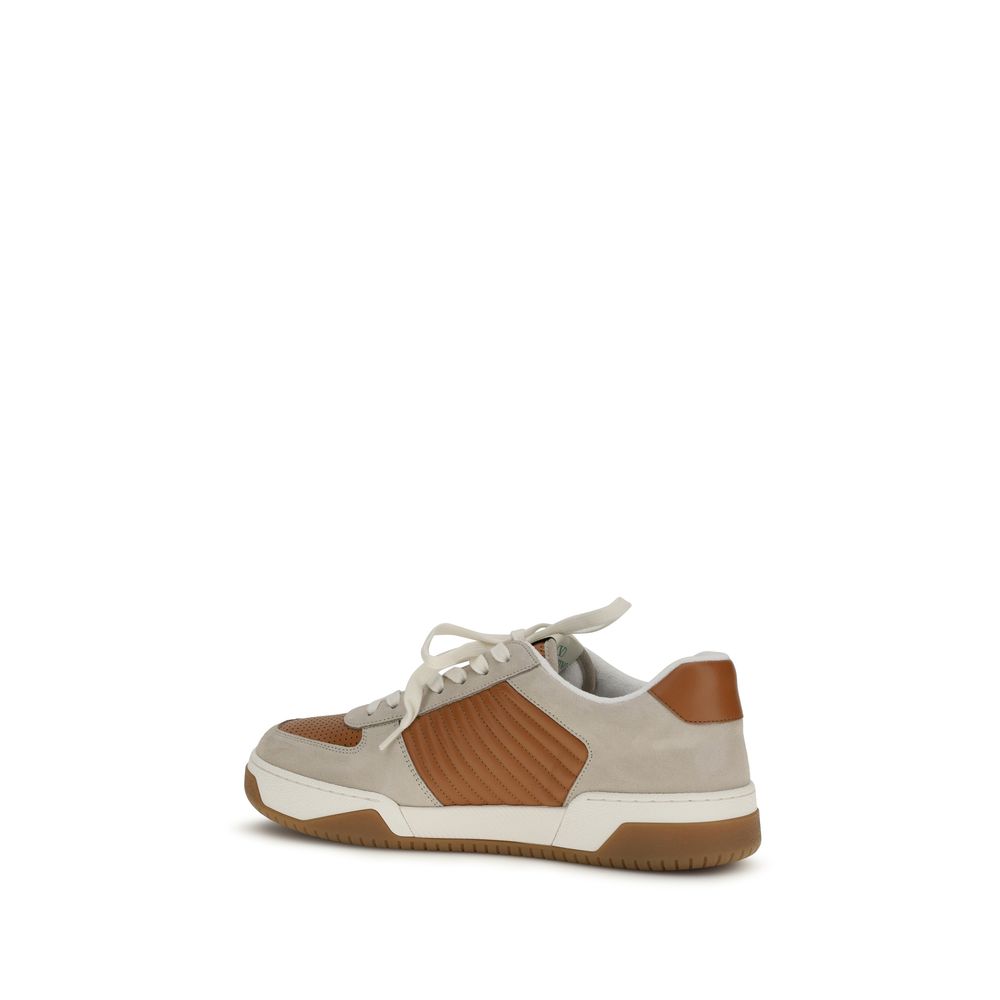 Mehrfarbige Kalbsleder Bos Taurus Athletic-Sneaker