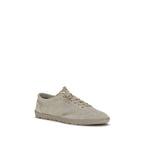 Beige Kalbsleder Bos Taurus Low Top Sneaker