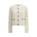 Beiger Wollcardigan