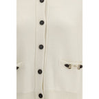 Beiger Wollcardigan