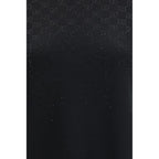 Black Wool Oves Aries Casual Dress