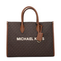 Braune Stoffhandtasche