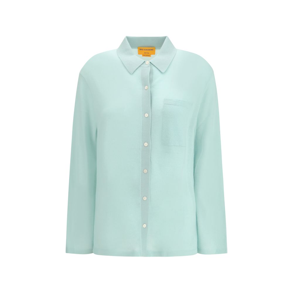Camicia di Cashmere Blu