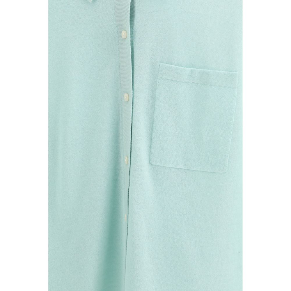 Camicia di Cashmere Blu