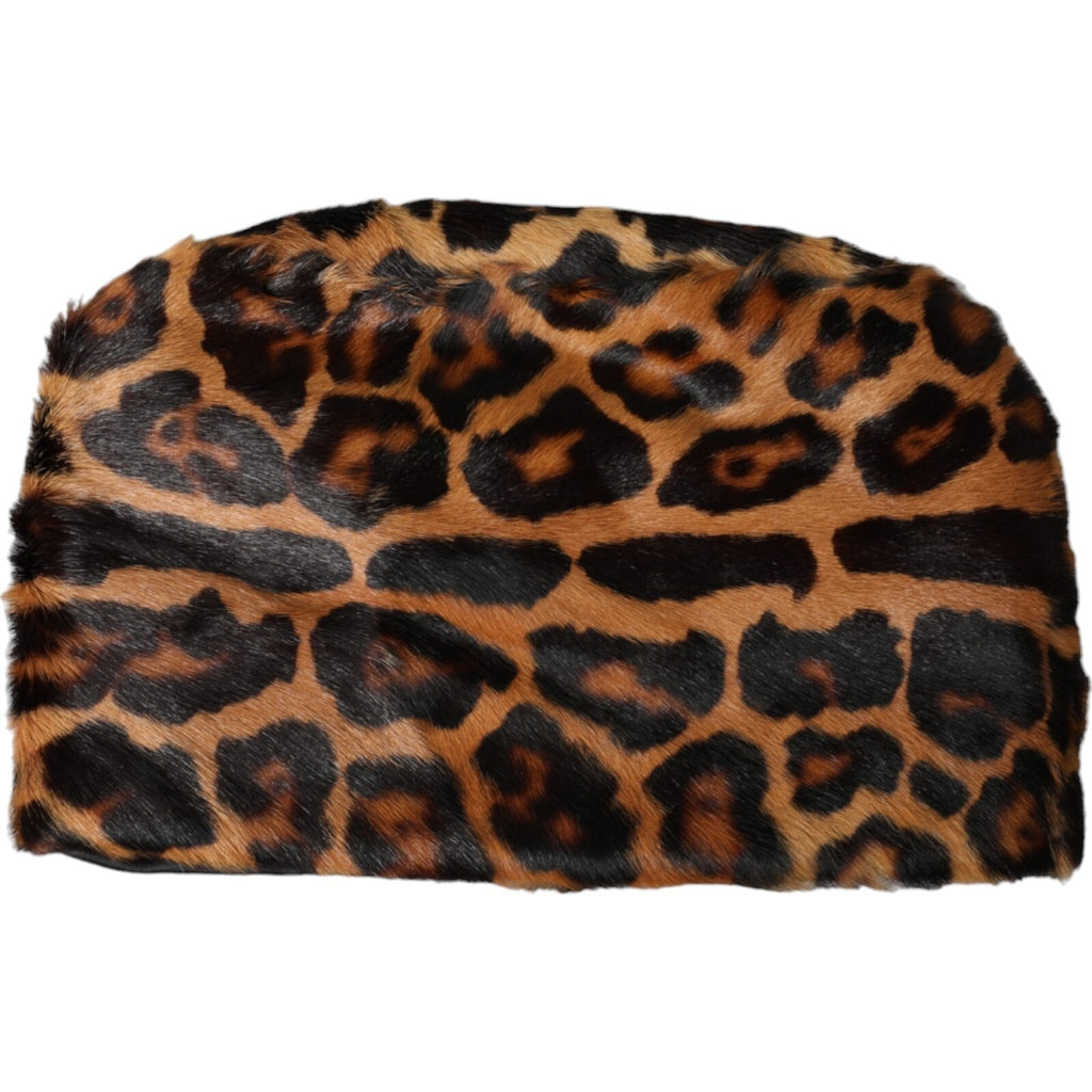 Brauner Leopardenfell-Damen-Bucket-Hut