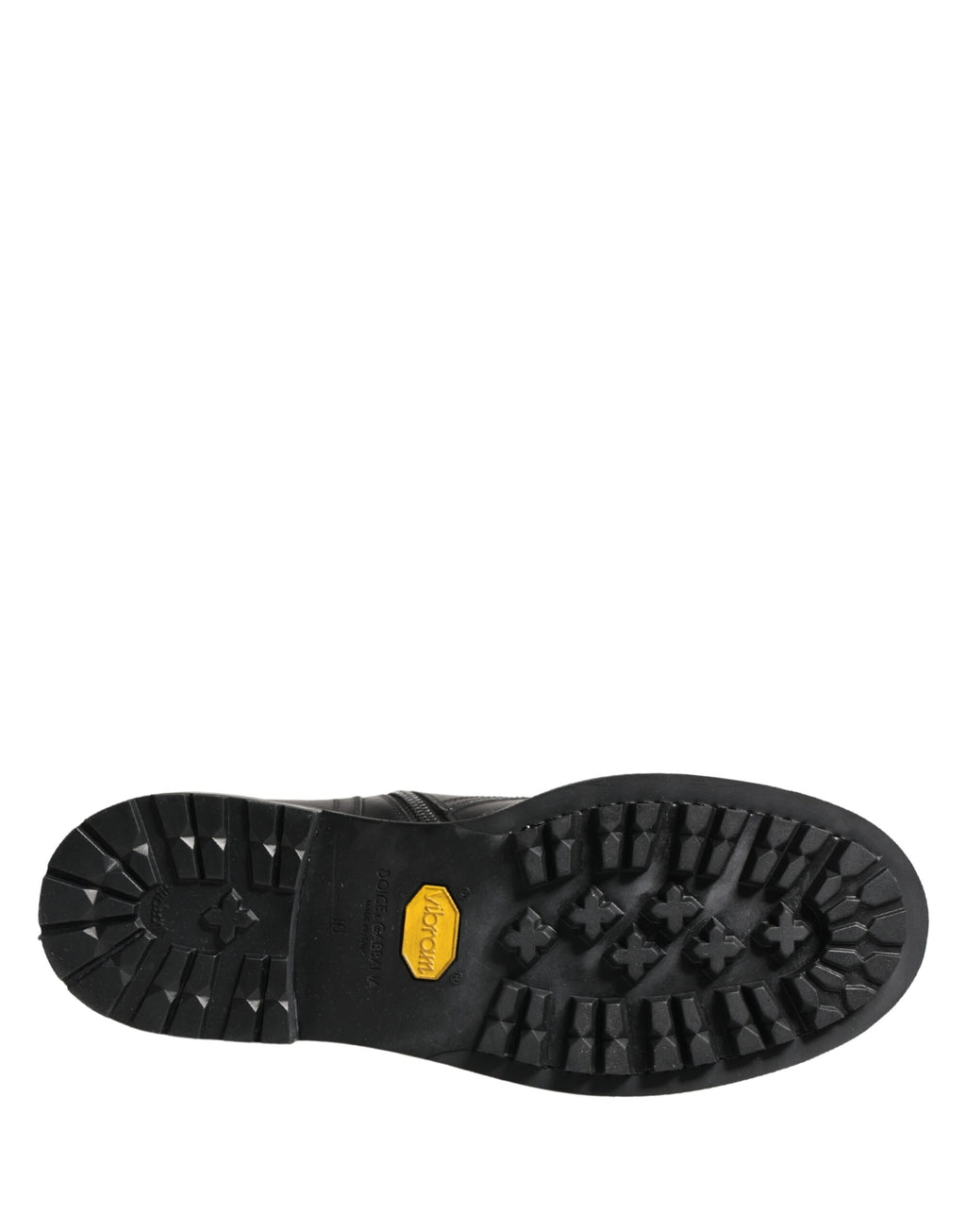 Schwarze Kampfstiefel mit Schnallenriemen aus Leder