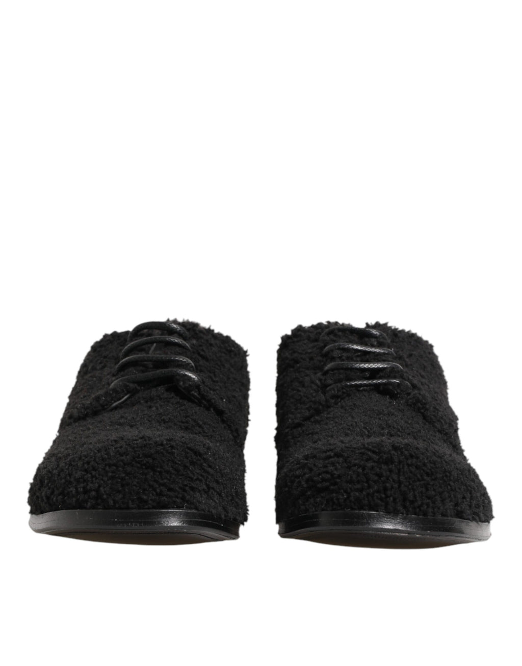 Herren Black Riccio Shearling Derby Schuhe