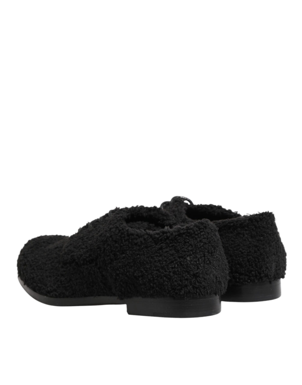 Herren Black Riccio Shearling Derby Schuhe