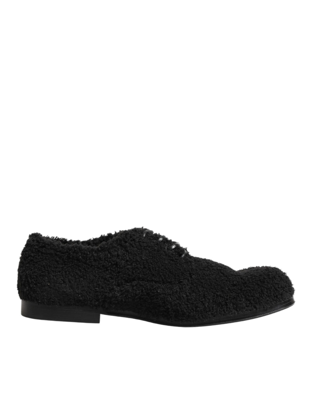 Herren Black Riccio Shearling Derby Schuhe