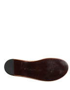 Beige Espadrille-Sohle Geschnürte Derby-Schuhe aus Segeltuch