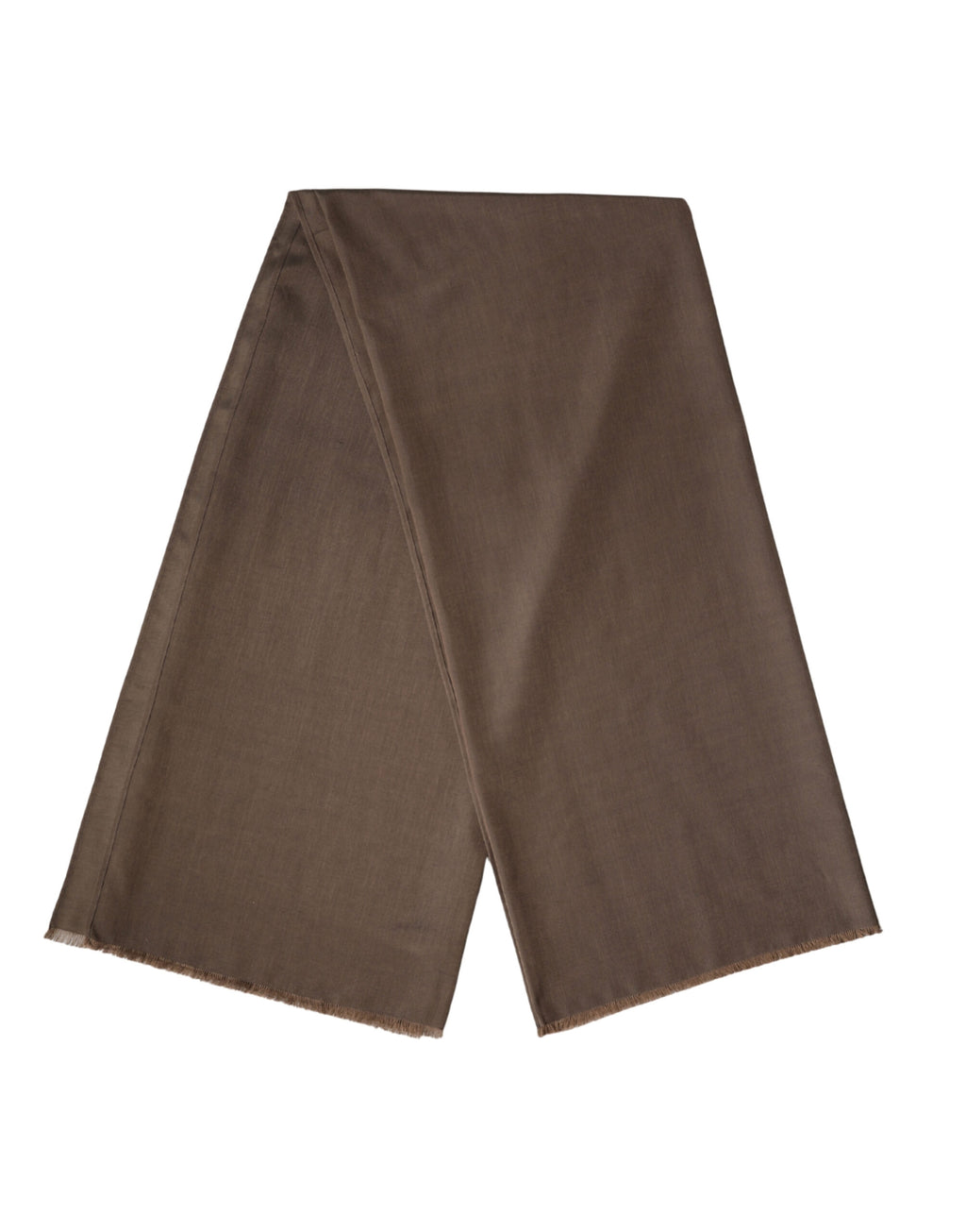 Brauner Polyester-Nackenwärmer, Schal 185 cm x 165 cm, Herrenschal