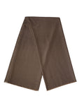 Brauner Polyester-Nackenwärmer, Schal 185 cm x 165 cm, Herrenschal