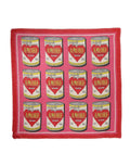 Rosa DG Amore Schal mit Aufdruck 140cm x 140cm Kopftuch