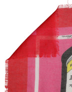 Rosa DG Amore Schal mit Aufdruck 140cm x 140cm Kopftuch