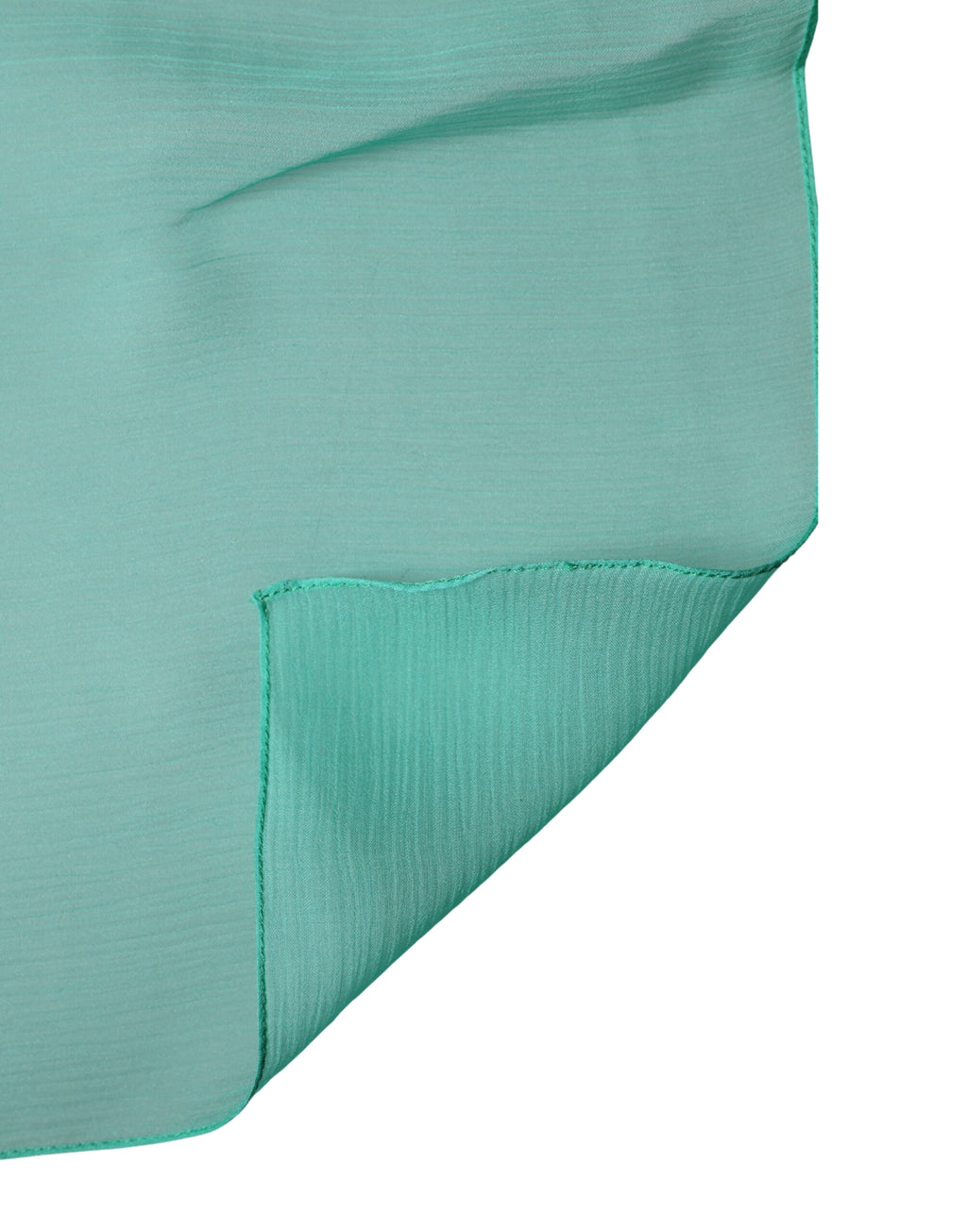 Hellgrüner Seiden-Halstuch-Foulard 131cm x 126.5cm Schal