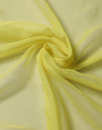 Gelbes Seidenhalstuch, Foulard, 120 cm x 117 cm