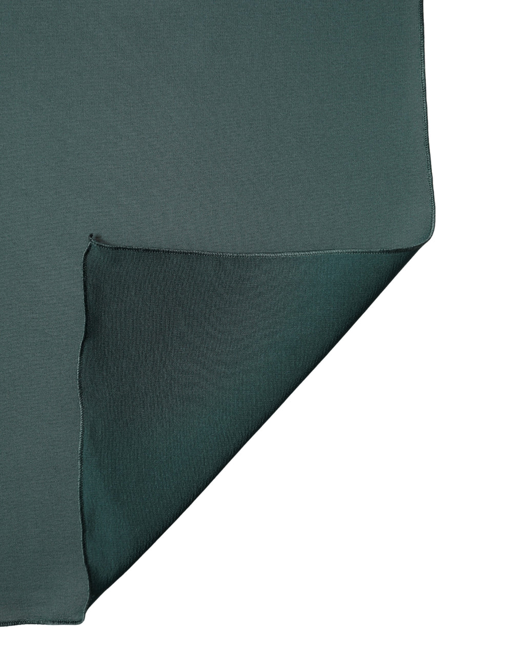 Dunkelgrüner Seiden-Halsschal Umschlagtuch Stola 200cm x 64cm