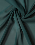 Dunkelgrüner Seiden-Halsschal Umschlagtuch Stola 200cm x 64cm
