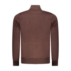 Brauner Viskose-Herrenpullover