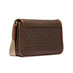 Brown Canvas Crossbody Bag