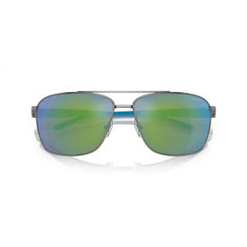 Blaue Metallsonnenbrille