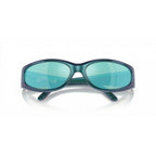 Sonnenbrille aus blauem Harz