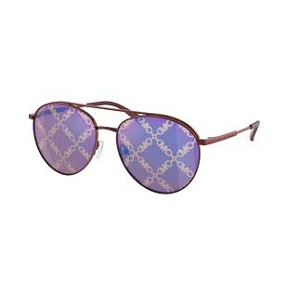 Braune Sonnenbrille aus Metall