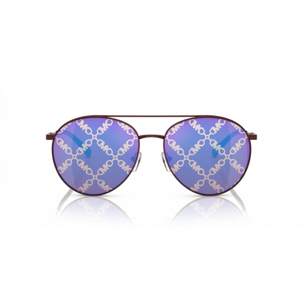 Braune Sonnenbrille aus Metall