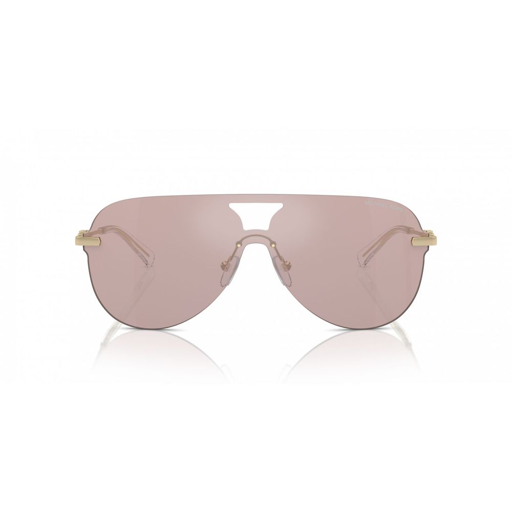Sonnenbrille mit goldfarbenem Metallgestell