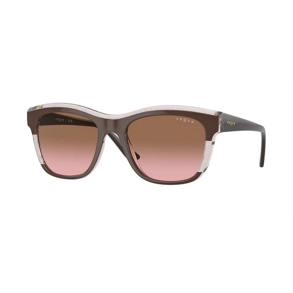 Sonnenbrille aus braunem Harz