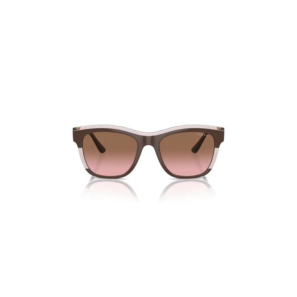 Sonnenbrille aus braunem Harz