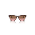 Sonnenbrille aus braunem Harz