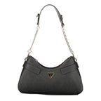 Black Polyurethane Women's Handbag