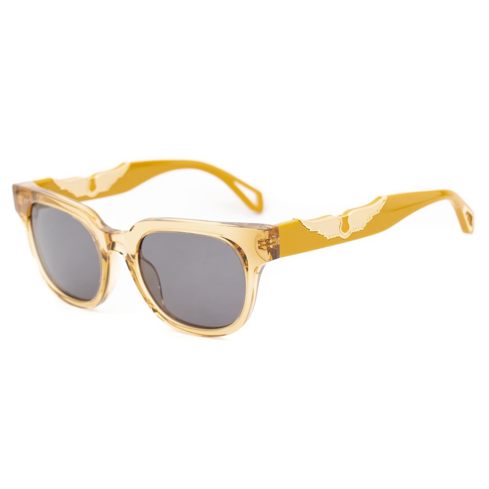 Occhiali da sole in acetato marrone