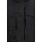 Black Nylon Sleeveless Jacket