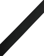 Black Calf Leather Gold Metal Buckle  Belt