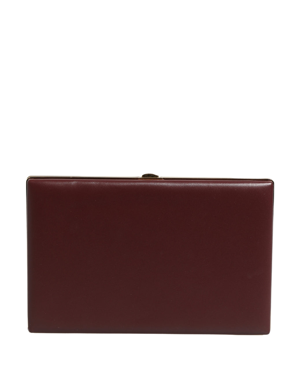 Damen-Abendtasche aus braunem Kalbsleder