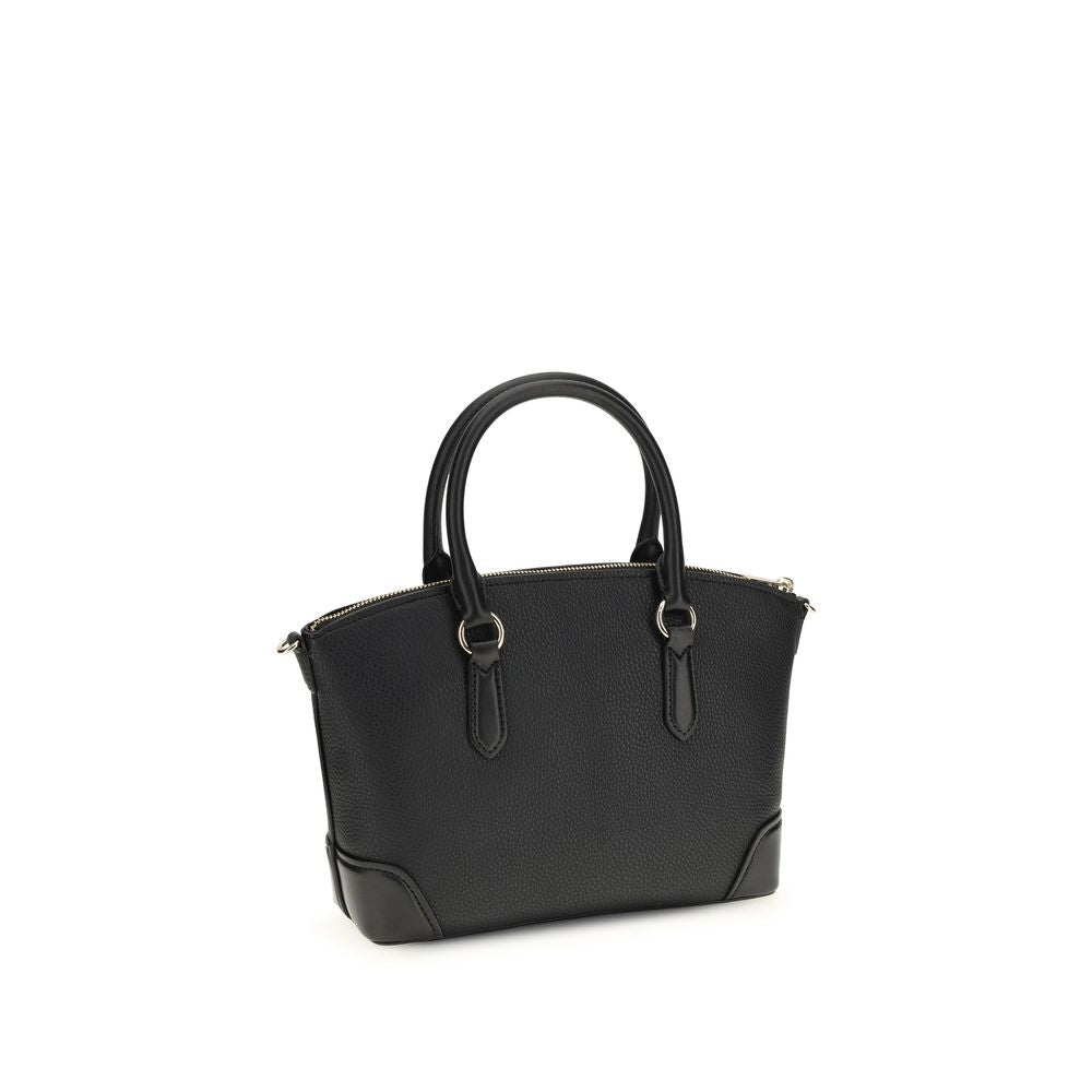 Handtasche aus Kalbsleder Bos Taurus Schwarz