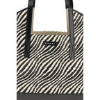 Black Polyamide Shoulder Bag