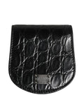 Black Exotic Skin Condom Case Holder Pocket Wallet