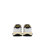 White Fabric Athletic Sneakers