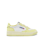 White Leather Athletic Sneakers