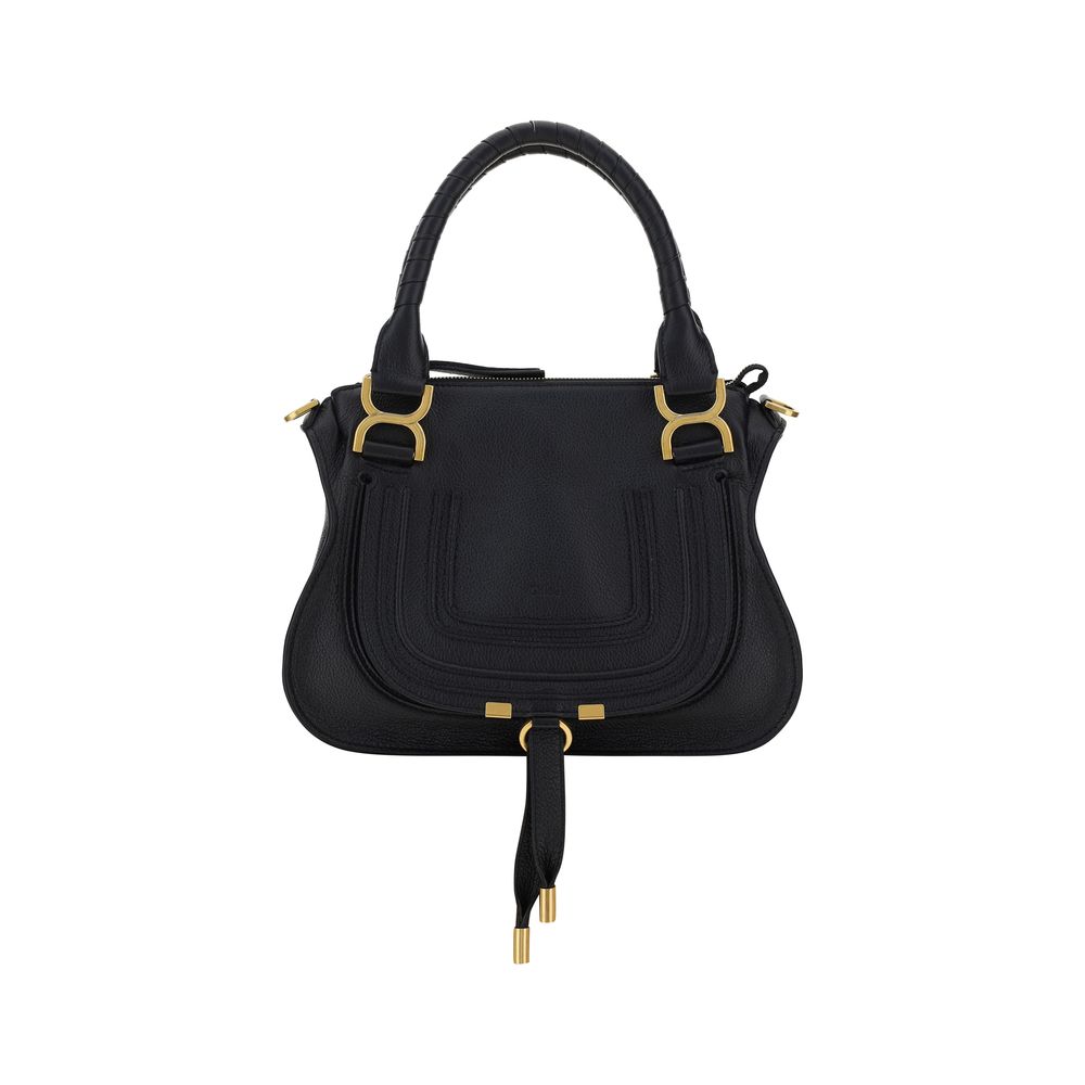 Handtasche aus schwarzem Kalbsleder Bos Taurus