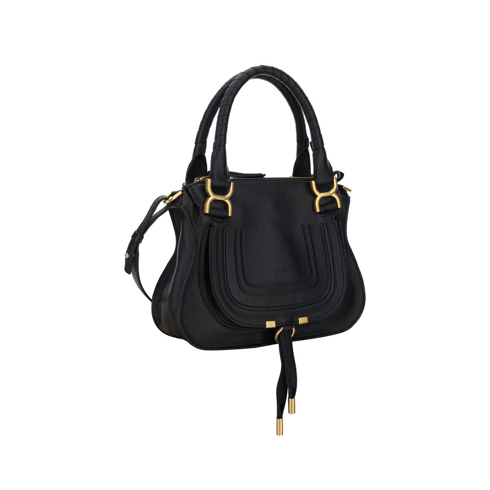 Handtasche aus schwarzem Kalbsleder Bos Taurus