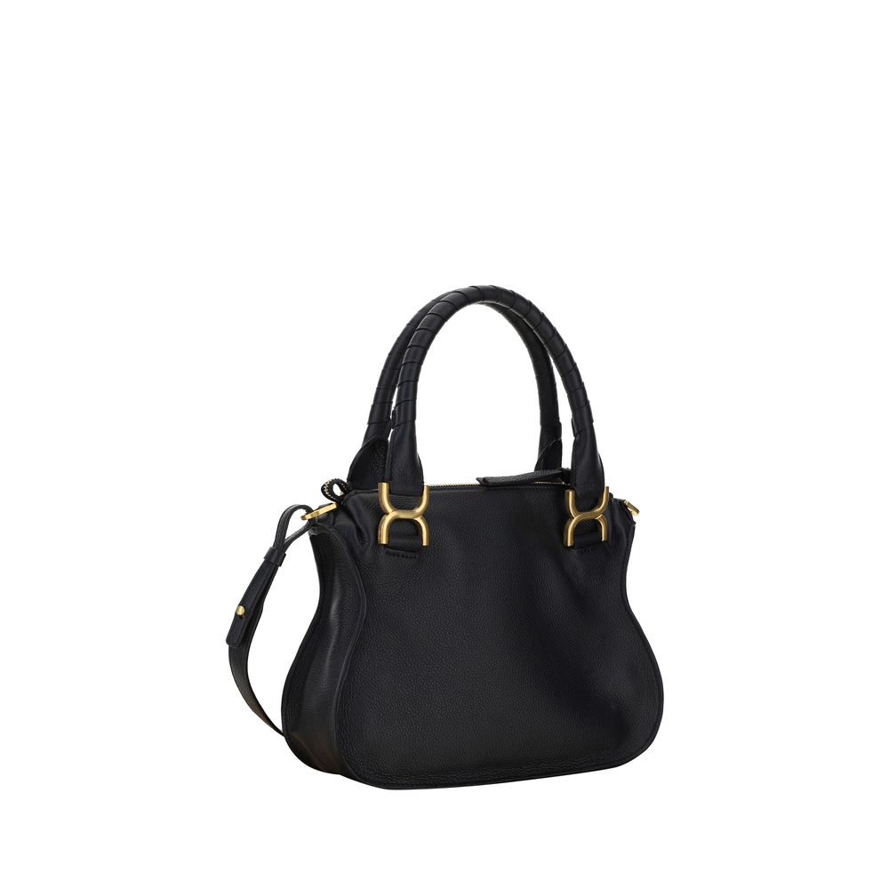 Handtasche aus schwarzem Kalbsleder Bos Taurus