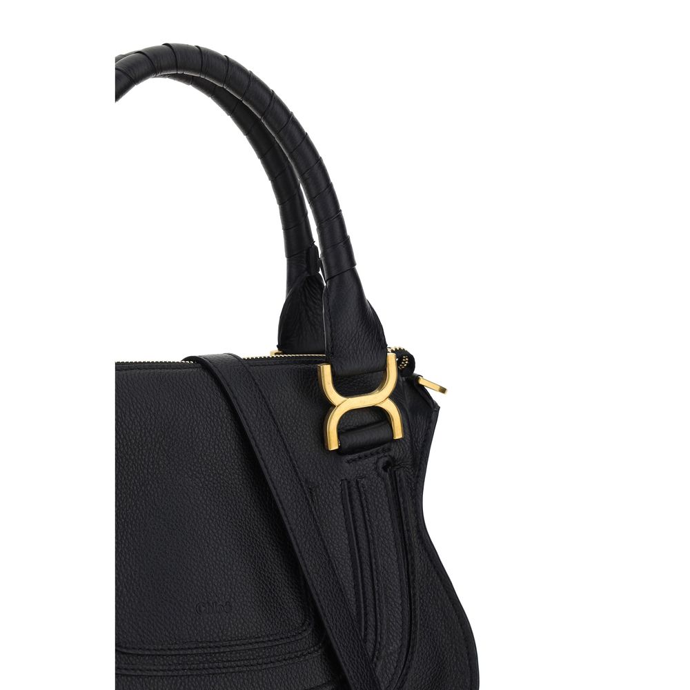 Handtasche aus schwarzem Kalbsleder Bos Taurus