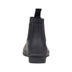 Schwarze Stiefeletten aus recyceltem Polyester