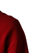 Rotes Grafik-Sweatshirt mit Rundhalsausschnitt für Herren