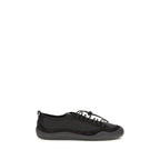 Black Fabric Athletic Sneakers