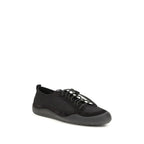Black Fabric Athletic Sneakers